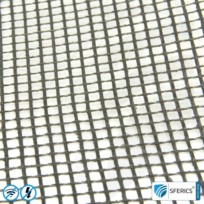 Shielding reinforcement fabric ARM40 | RF screening attenuation against electrosmog up to 23 dB | Under plaster and for laying. 90 cm width.