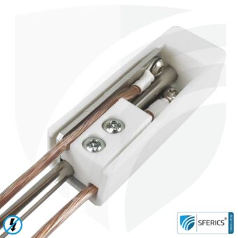 Grounding connection rod | grounding rod for anchoring in the earth | also ideal for earthing