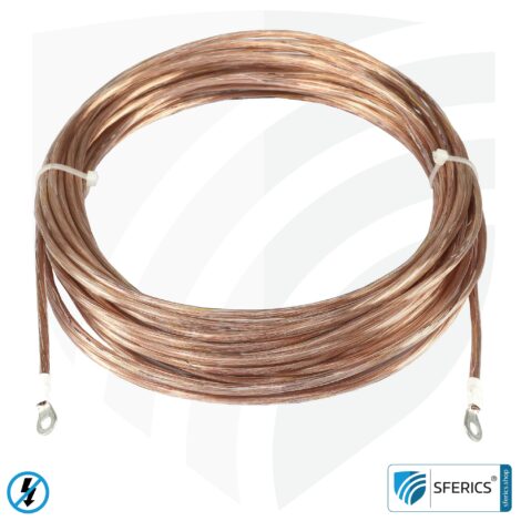 Grounding cable | ring eyelets with 4mm diameter | high-quality electrical connection of grounding components GL1000