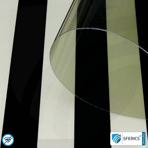 RDF72 shielding window film | SET | RF screening attenuation against electrosmog up to 33 dB | 72 % light transmission | 76 cm width | Effective against 5G!