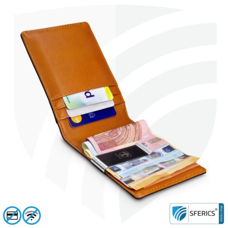 Wallet with Anti RFID NFC data protection | modern wallet for EC cards, credit cards, ID cards, ... | cool designs for men and women
