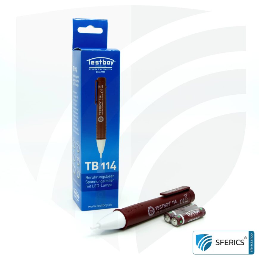 TEST BOY 114 | contactless voltage tester for the detection of electrical cable breaks | measurement from 12 volts AC low voltage