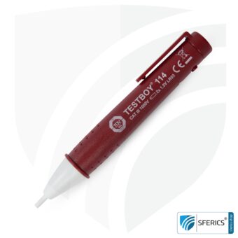 TEST BOY 114 | contactless voltage tester for the detection of electrical cable breaks | measurement from 12 volts AC low voltage