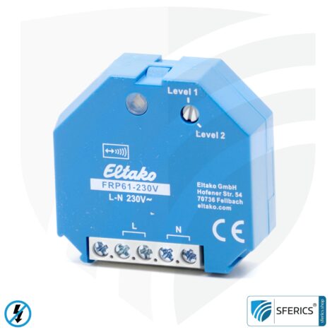 Flush-mounted repeater RP-NA16-UP | level 1+2 repeater for mounting in installation box | master switch set-up | building biology safe wireless technology according to EnOcean standard