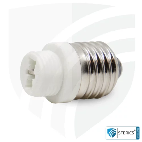 Universal adapter bulbs | G9 bulbs on E27 socket