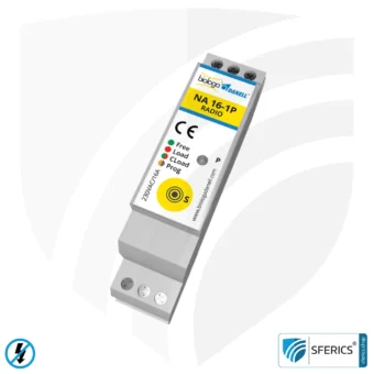 Demand switch NA 16-1P radio with dual operating mode | master switch set-up | building biological radio technology according to EnOcean standard | LED control lamp included