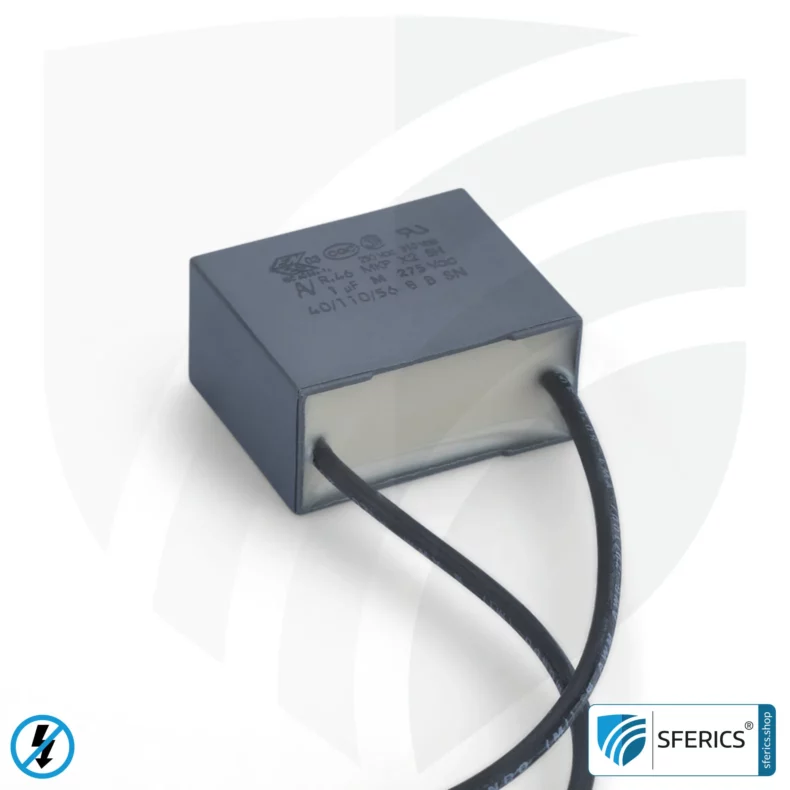 X21 mains filter 1 µF | capacity filter against dirty electricity