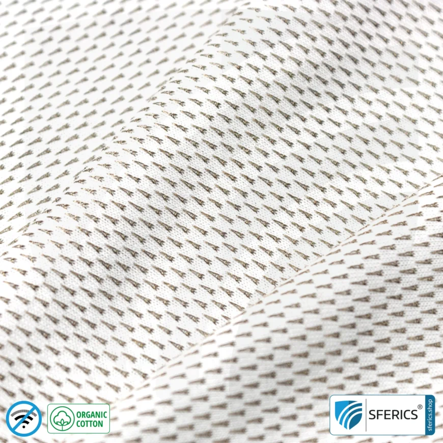 NEW ANTIWAVE OC shielding fabric | Ideal for clothing and underwear | light gray | HF shielding against electrosmog up to 33 dB | 5G ready!