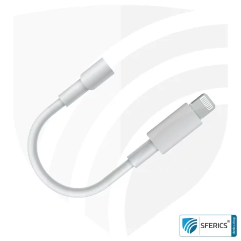 Adapter Jack to Lightning | iPhone / iPad | Supplement for headsets with a jack plug