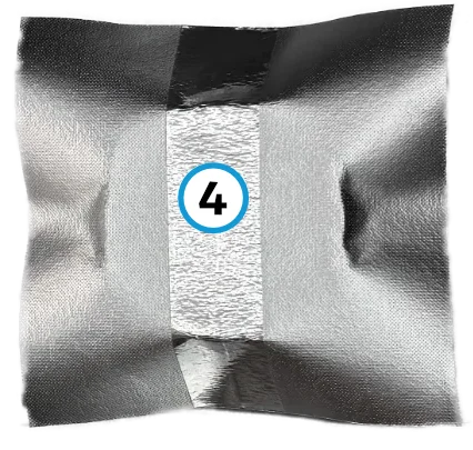 Shielding tape HNX for web edges, self-adhesive | Optimization of shielding attenuation for overlapping seam edges | 50 m length 16 Optimize Shielding Attenuation with Shielding Tapes