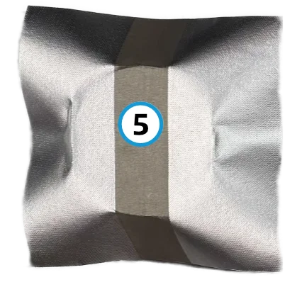 Shielding tape HNX for web edges, self-adhesive | Optimization of shielding attenuation for overlapping seam edges | 50 m length 17 Optimize Shielding Attenuation with Shielding Tapes